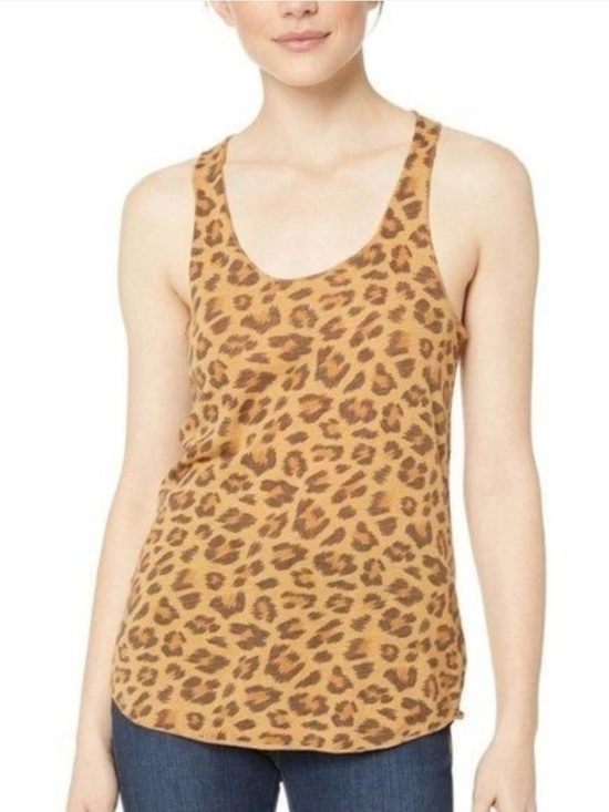 Alternative Apparel Tops - Alternative Apparel Leopard Print Scoop Neck Tank Top - Brown Size XXL Euc!